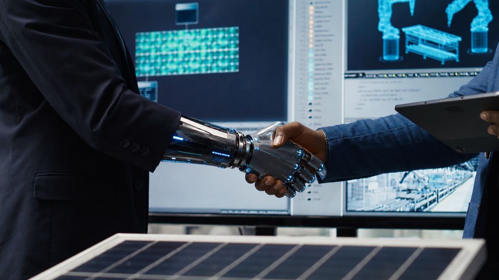 Enterprise Tech Partnership — Muze Innovation team handshake