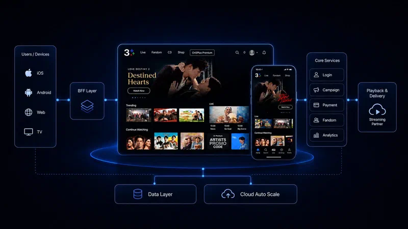 Scale OTT Platform จาก 1 ล้าน สู่ 12 ล้าน Users: เมื่อ Streaming ไม่ได้พังที่ Video เสมอไป