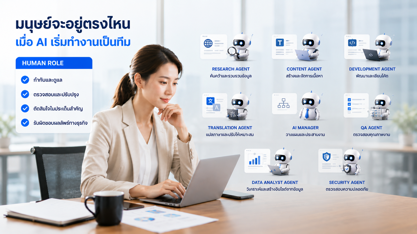 บทบาทของมนุษย์ใน AI Workforce