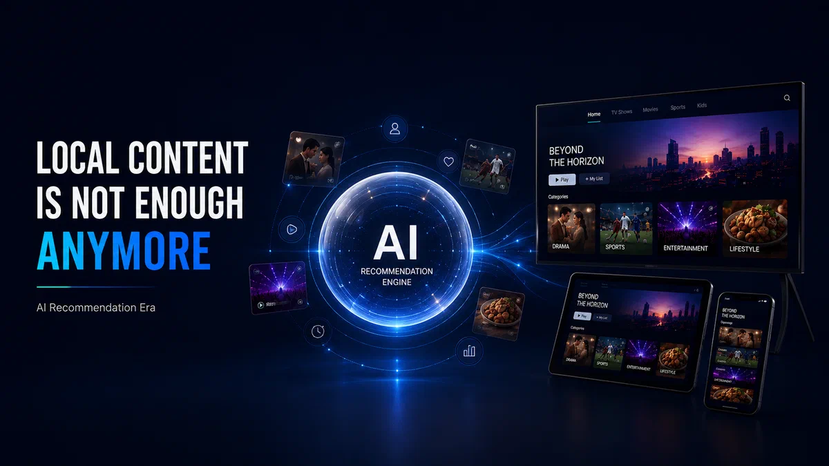 Local Content ไม่ใช่ข้อได้เปรียบอีกต่อไป: OTT ไทยต้องแข่งด้วยอะไรในยุค AI Recommendation